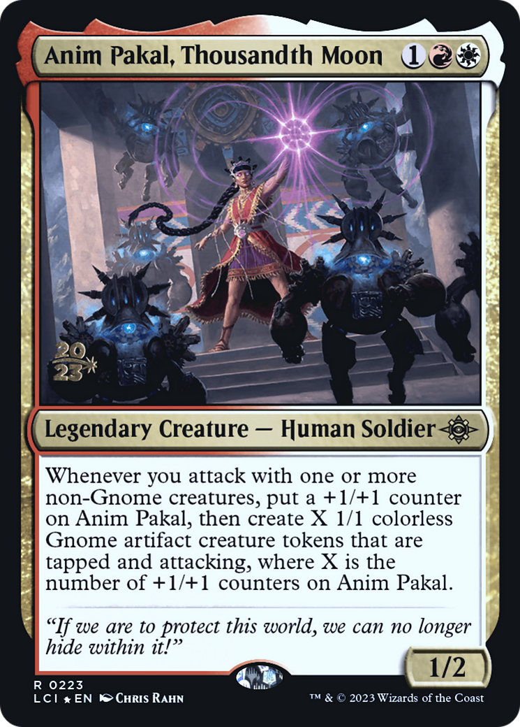 Anim Pakal, Thousandth Moon (0223) (Prerelease) - Foil