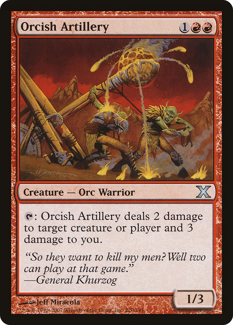 Orcish Artillery - Foil