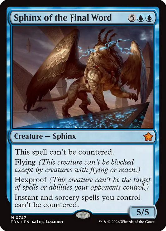Sphinx of the Final Word (0747) (FDN)