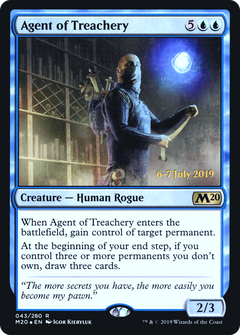 Agent of Treachery (043) (Prerelease) - Foil