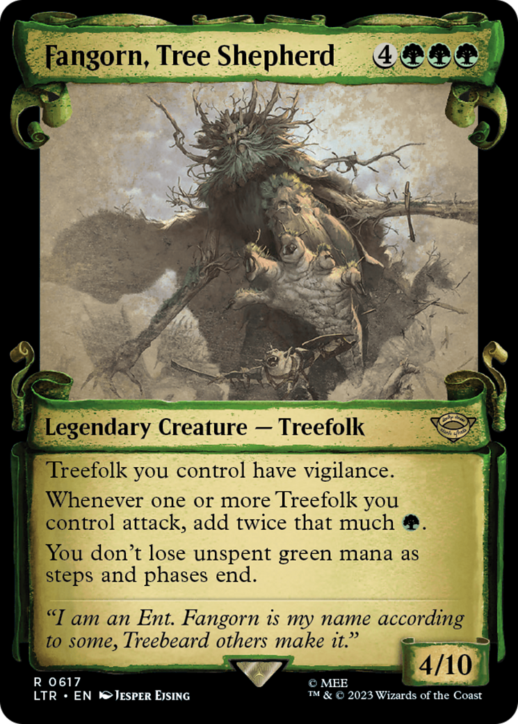 Fangorn, Tree Shepherd (0617) (Showcase) - Silver Foil