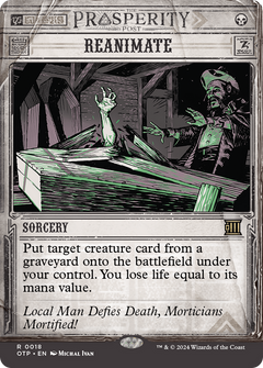 Reanimate (0018) (Showcase) - Foil