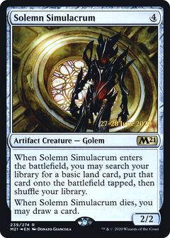 Solemn Simulacrum (239) (Prerelease) - Foil