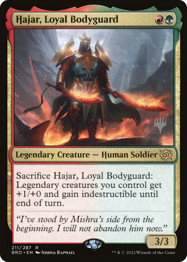 Hajar, Loyal Bodyguard (211) (Promo Pack) - Foil