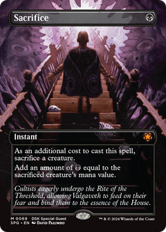 Sacrifice (0069) (Borderless) - Foil