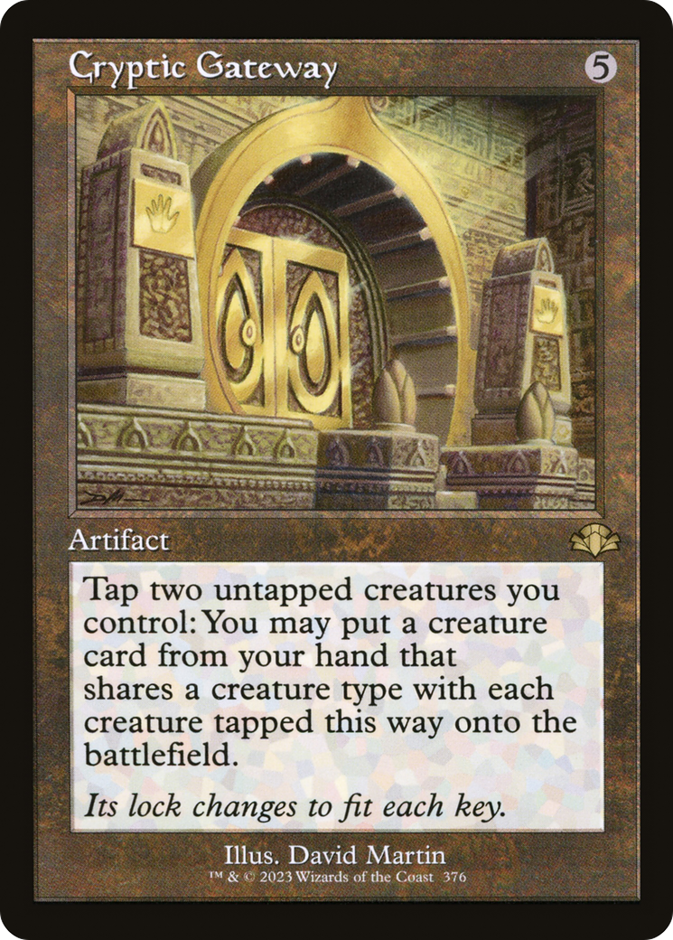 Cryptic Gateway (376) (Retro Frame) - Foil