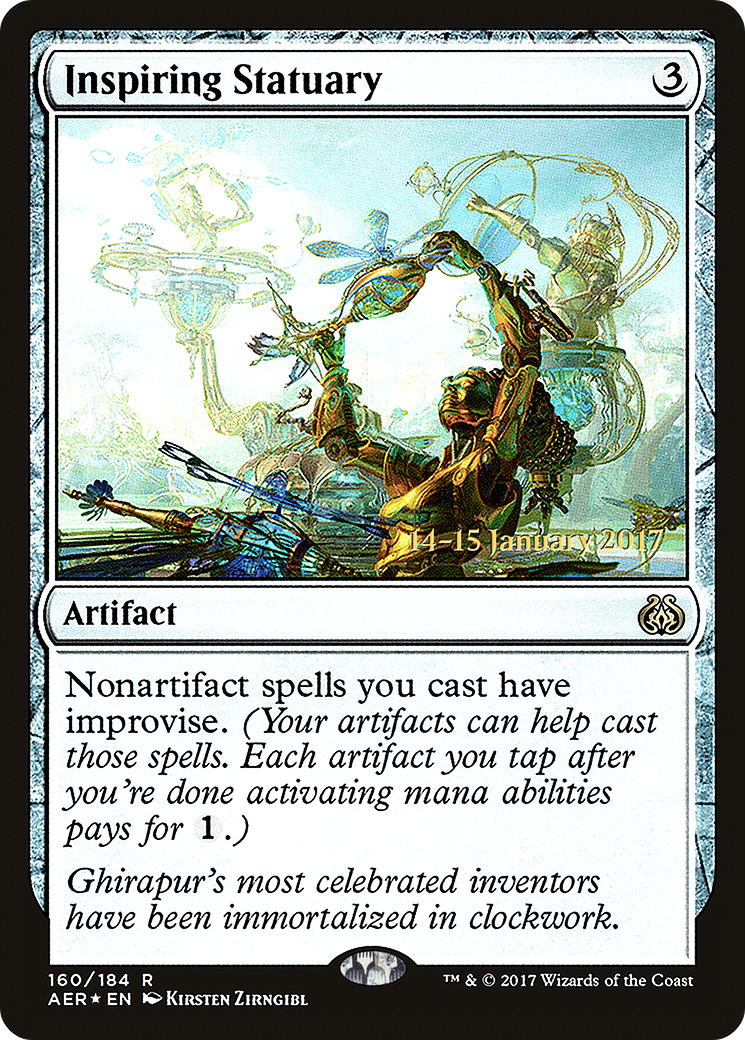 Inspiring Statuary (160) (Prerelease) - Foil