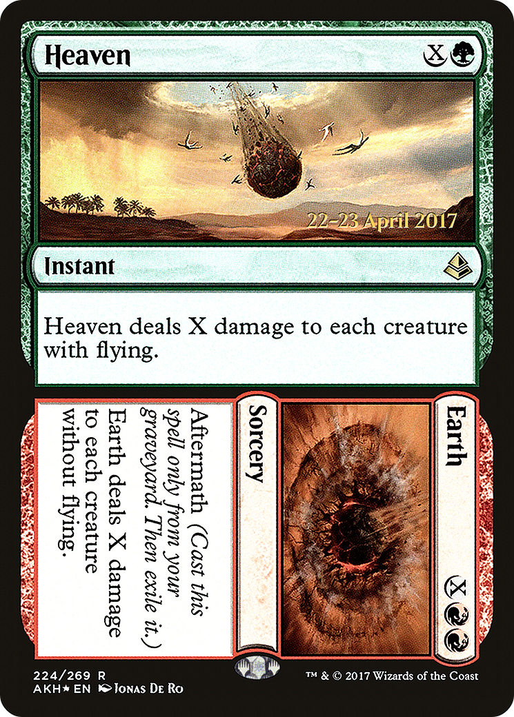 Heaven // Earth (224) (Prerelease) - Foil