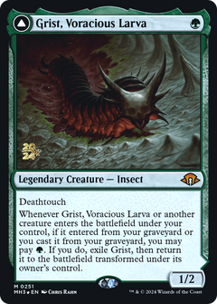 Grist, Voracious Larva // Grist, the Plague Swarm (0251) (Prerelease) (PMH3) - Foil