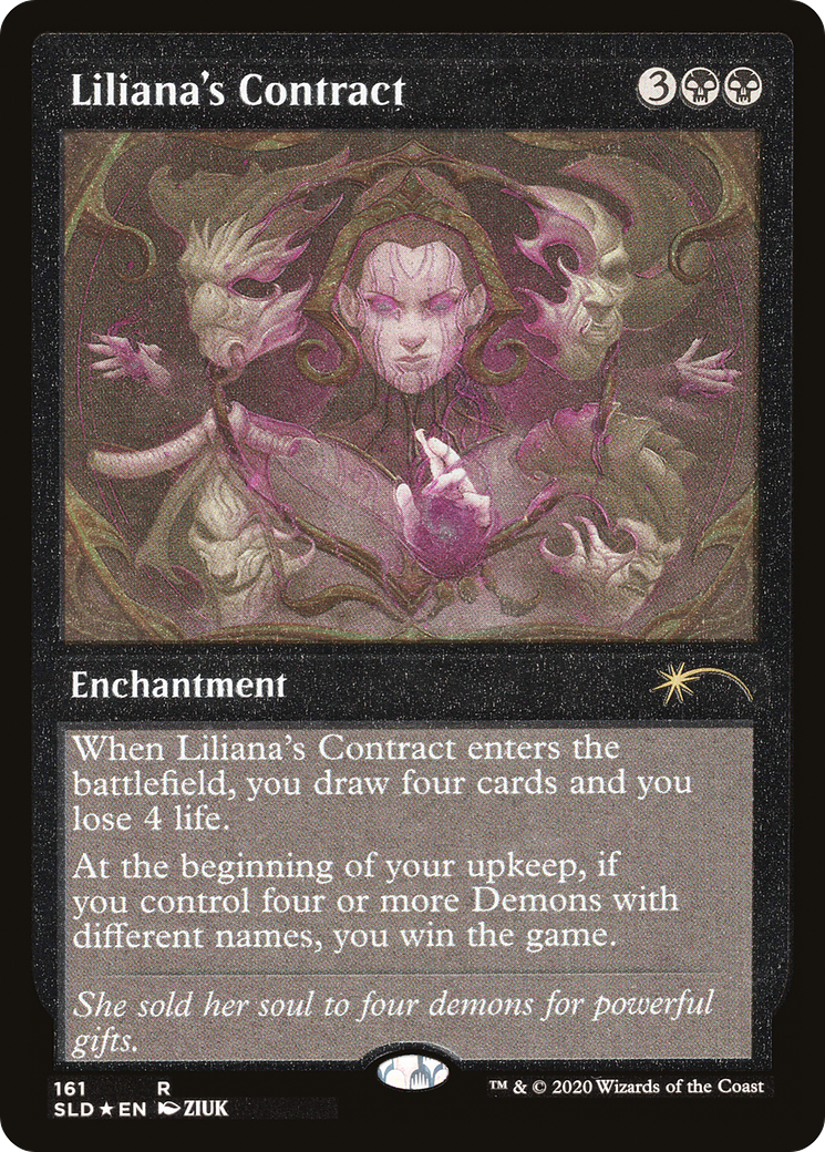 Liliana's Contract (161) - Foil Etched