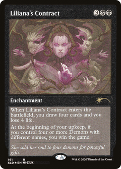 Liliana's Contract (161) - Foil Etched