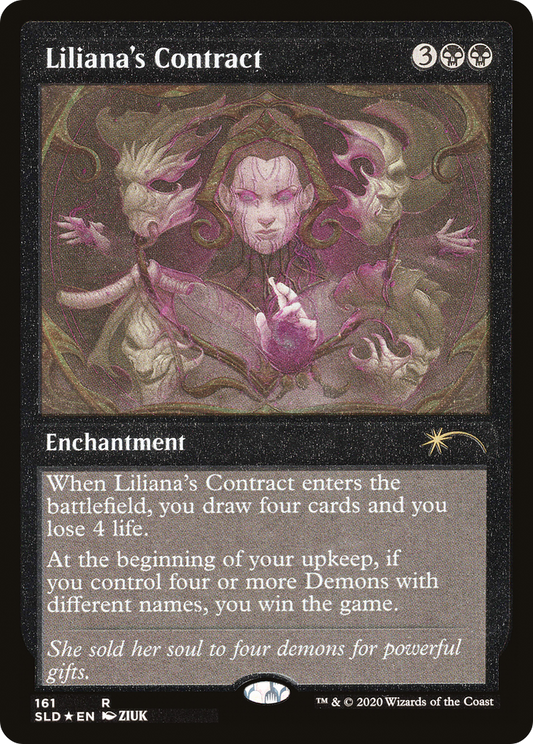 Liliana's Contract (161) - Foil Etched