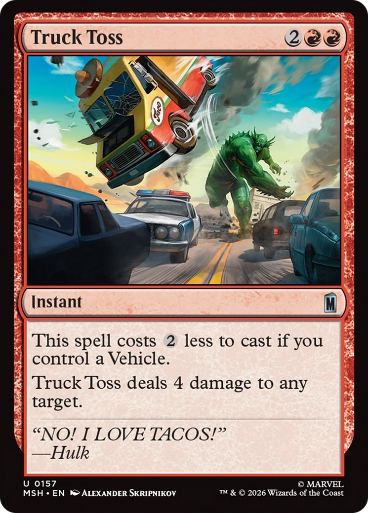 Truck Toss (MSH) - Foil