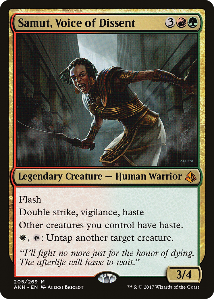 Samut, Voice of Dissent - Foil