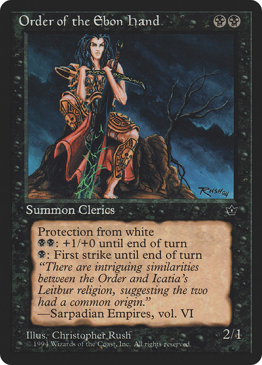 Order of the Ebon Hand (Illus. Christopher Rush)