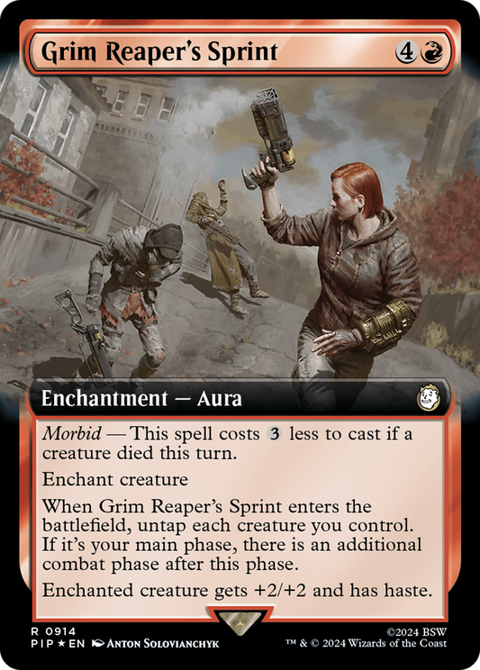 Grim Reaper's Sprint (0914) (Extended Art) - Surge Foil