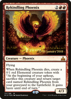 Rekindling Phoenix (111) (Prerelease) - Foil