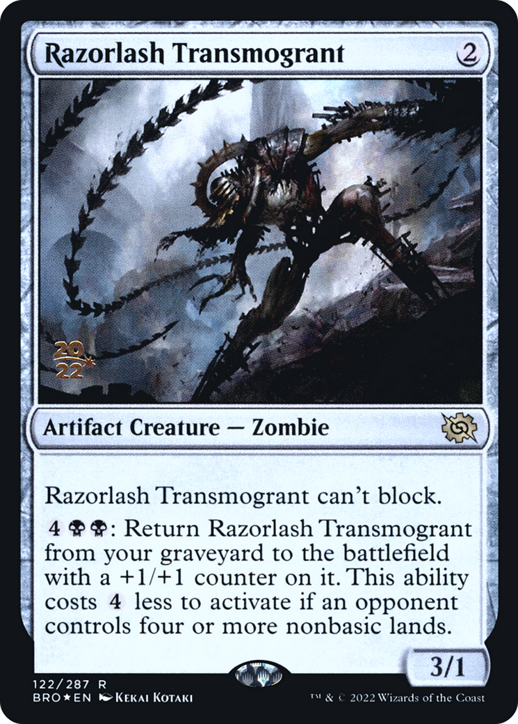 Razorlash Transmogrant (122) (Prerelease) - Foil