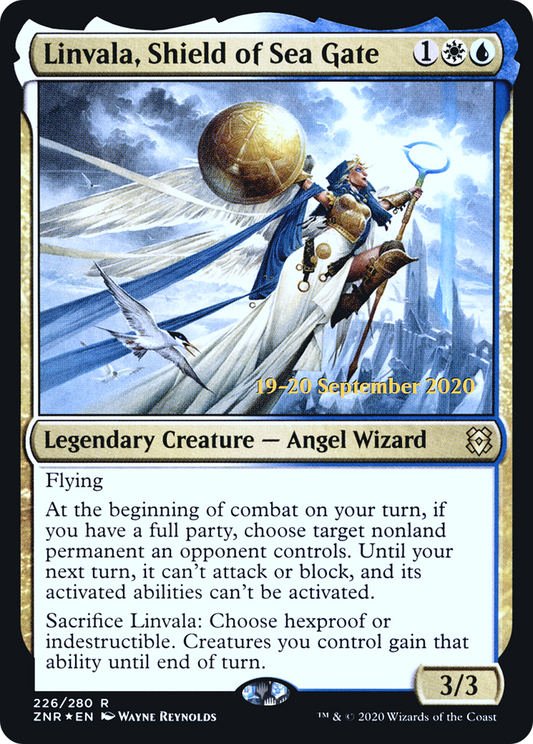 Linvala, Shield of Sea Gate (226) (Prerelease) - Foil