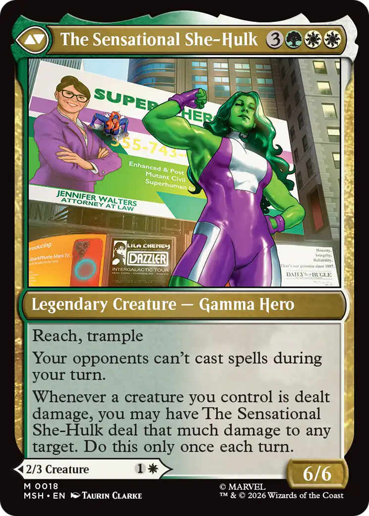 Jennifer Walters // The Sensational She-Hulk (MSH) - Foil