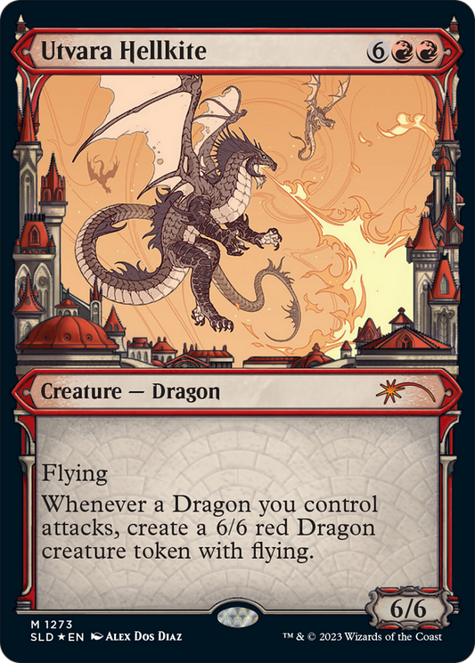 Utvara Hellkite (1273) (Showcase) - Halo Foil