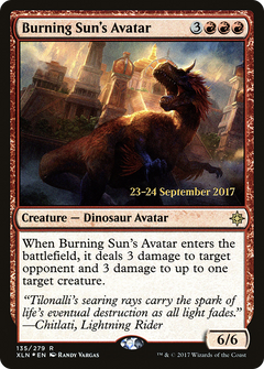 Burning Sun's Avatar (135) (Prerelease) - Foil