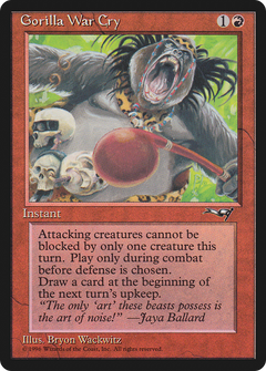 Gorilla War Cry (Leaning Right)
