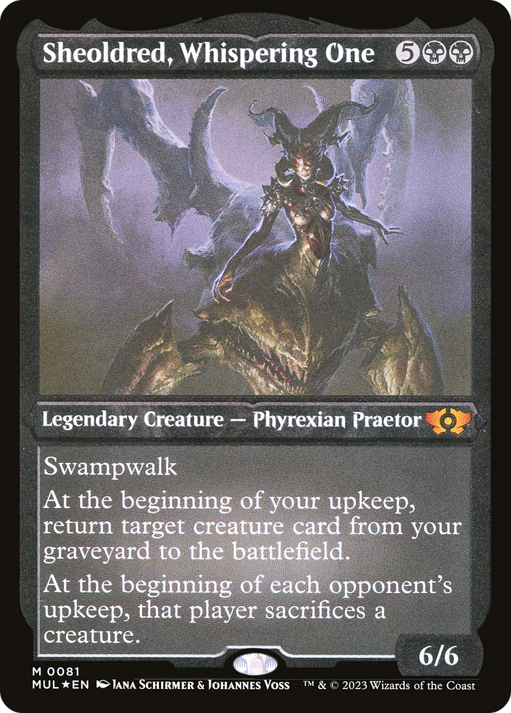 Sheoldred, Whispering One (0081) - Foil Etched