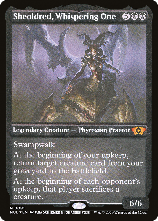 Sheoldred, Whispering One (0081) - Foil Etched
