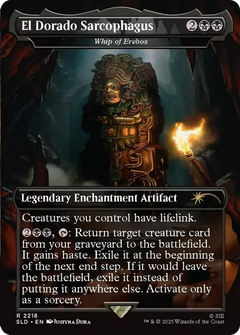 El Dorado Sarcophagus [Whip of Erebos] (2218) (Borderless) - Foil sld