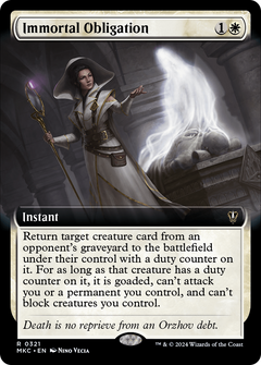 Immortal Obligation (0321) (Extended Art)