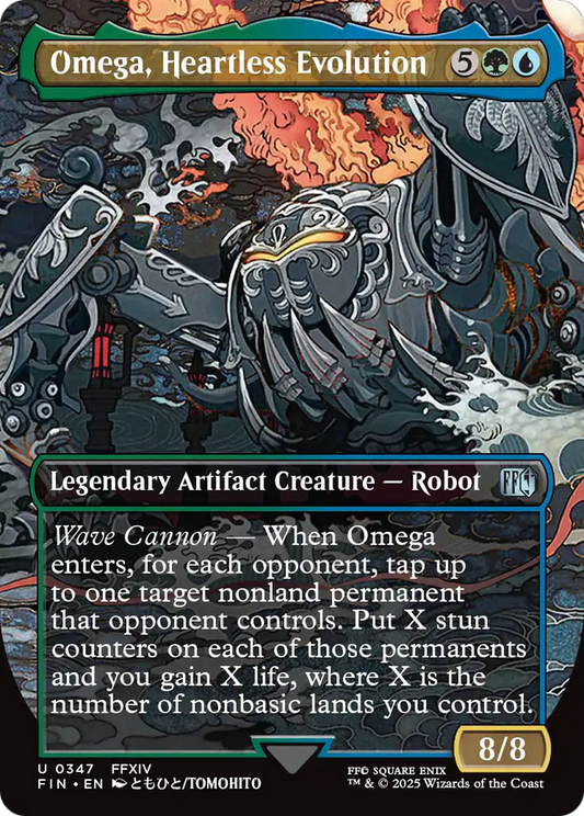 Omega, Heartless Evolution (0347) (Borderless) - Foil