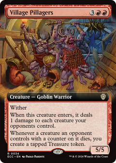Village Pillagers (0034) (Extended Art) (ECC)