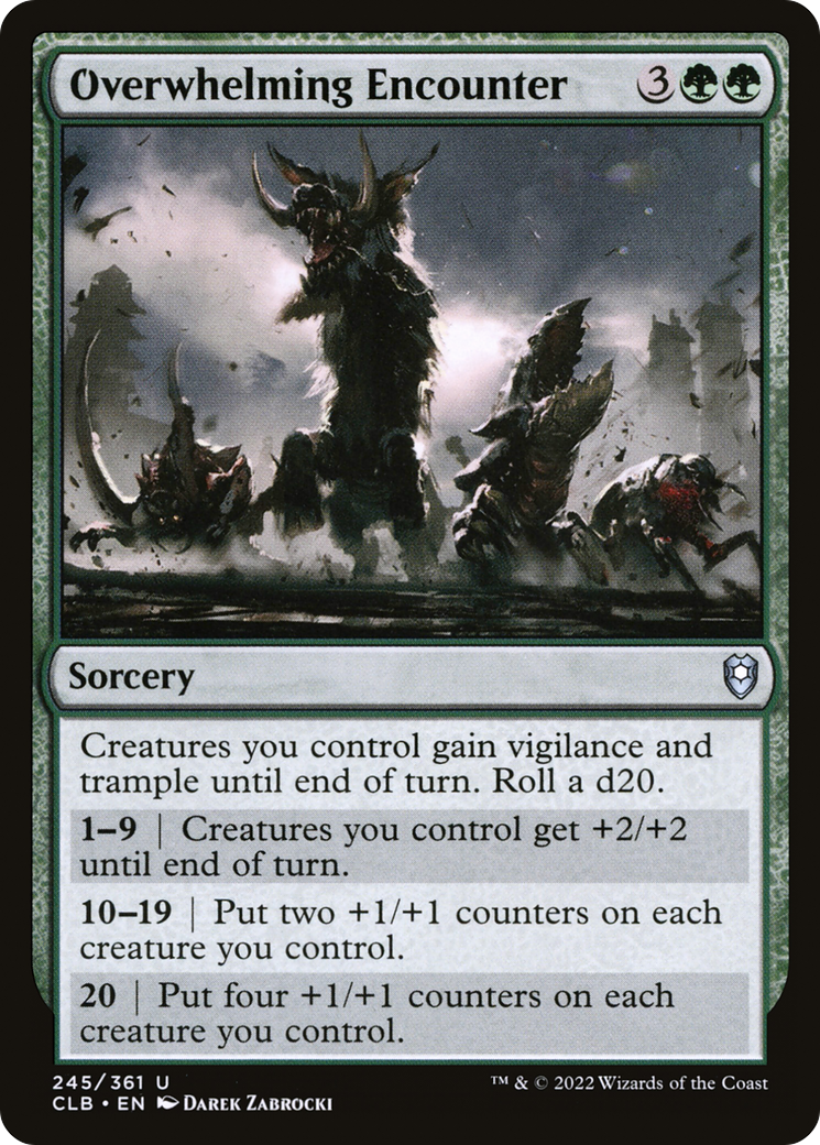 Overwhelming Encounter - Foil