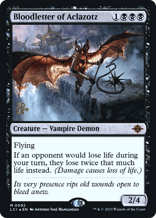 Bloodletter of Aclazotz (0092) (Prerelease) - Foil