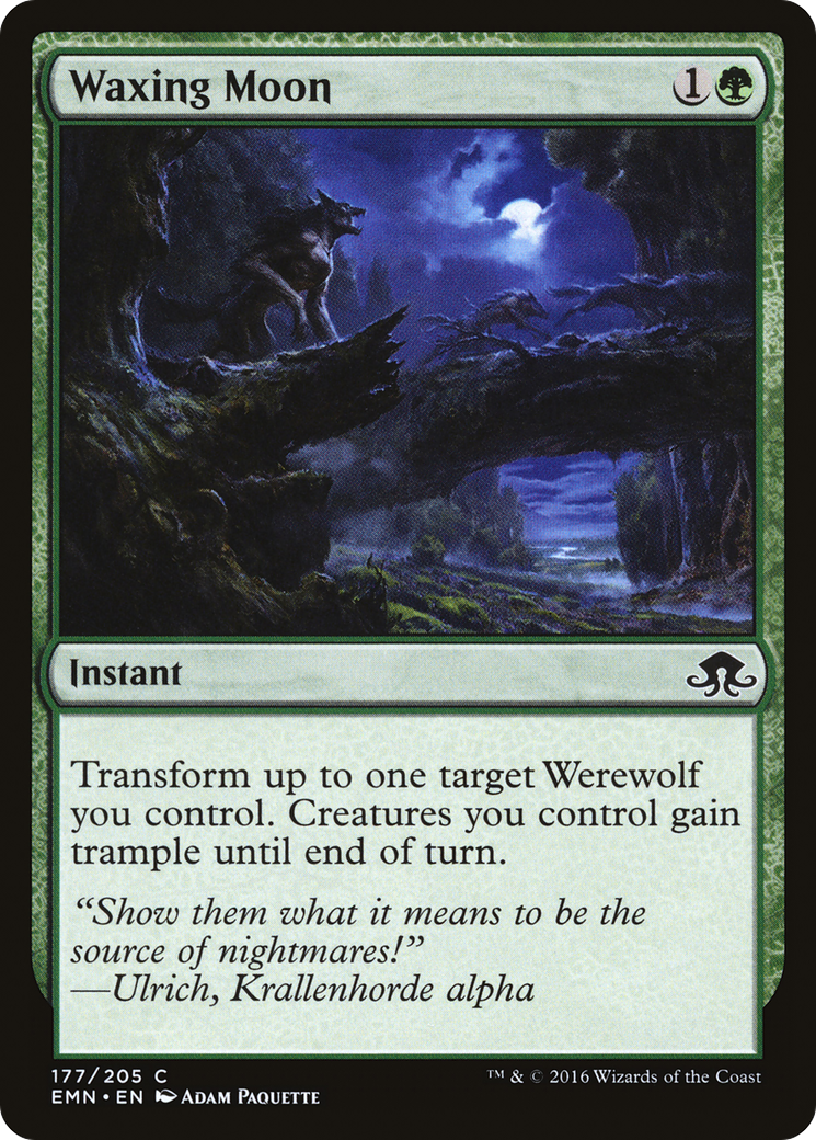 Waxing Moon - Foil
