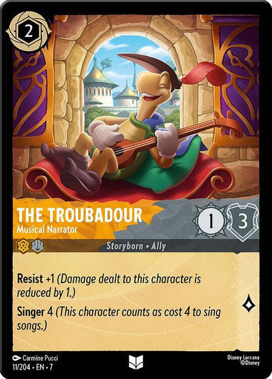 The Troubadour, Musical Narrator (0011) - Cold Foil