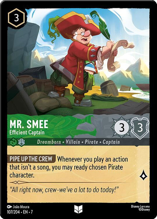 Mr. Smee, Efficient Captain (0107) - Cold Foil