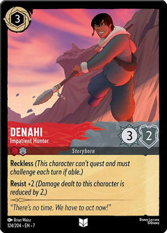 Denahi, Impatient Hunter (0124) - Cold Foil