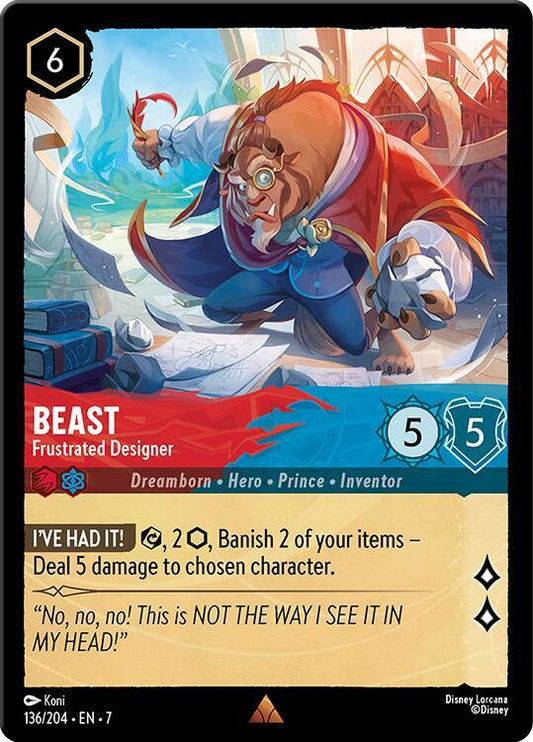 Beast, Frustrated Designer (0136) - Cold Foil