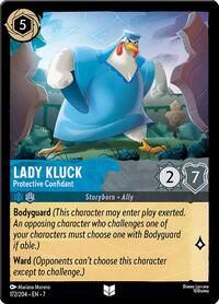 Lady Kluck, Protective Confidant (0172) - Cold Foil