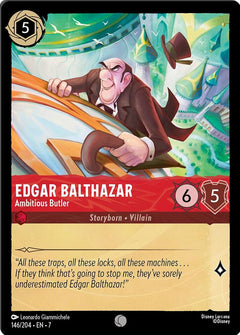 Edgar Balthazar, Ambitious Butler (0146) - Cold Foil