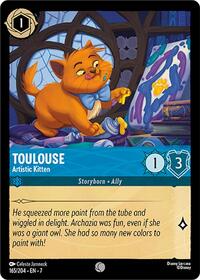 Toulouse, Artistic Kitten (0165) - Cold Foil