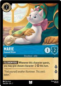 Marie, Favored Kitten (0166) - Cold Foil