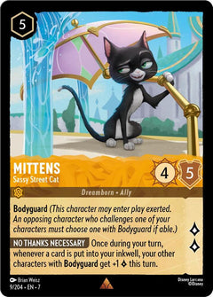 Mittens, Sassy Street Cat (0009) - Cold Foil