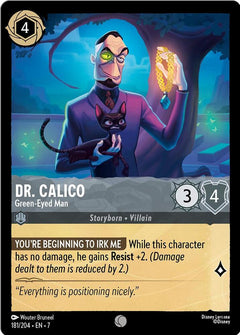 Dr. Calico, Green-Eyed Man (0181)