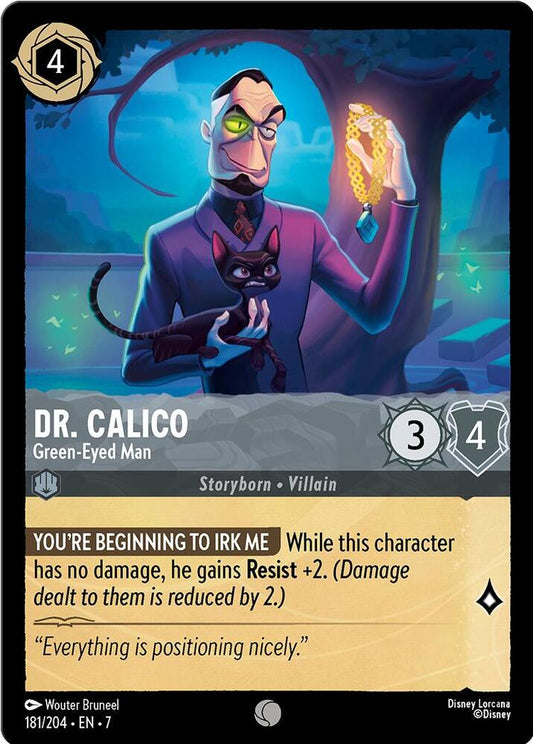 Dr. Calico, Green-Eyed Man (0181)