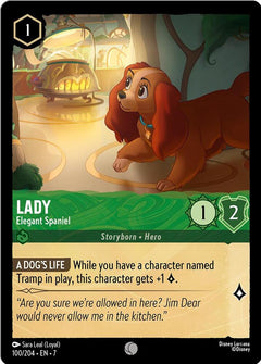Lady, Elegant Spaniel (0100) - Cold Foil