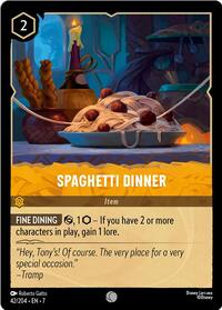 Spaghetti Dinner (0042) - Cold Foil