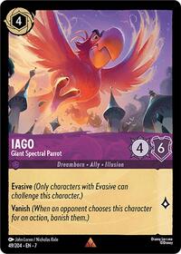 Iago, Giant Spectral Parrot (0049) - Cold Foil